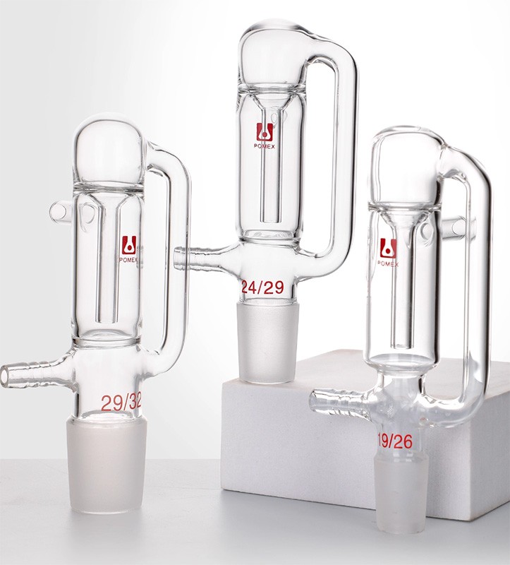 Glass Bubble Diffuser Anti-Backflow Oil Bubbler High Temp Resistant Lab Use