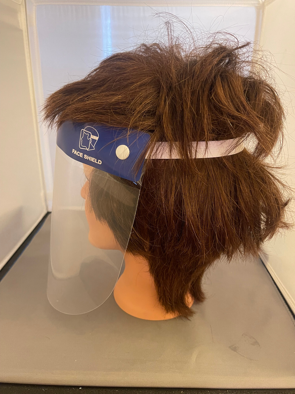 FACE SHIELD-INTCO . Qty 25 NEW Elastic Band One Size Fits All Adults