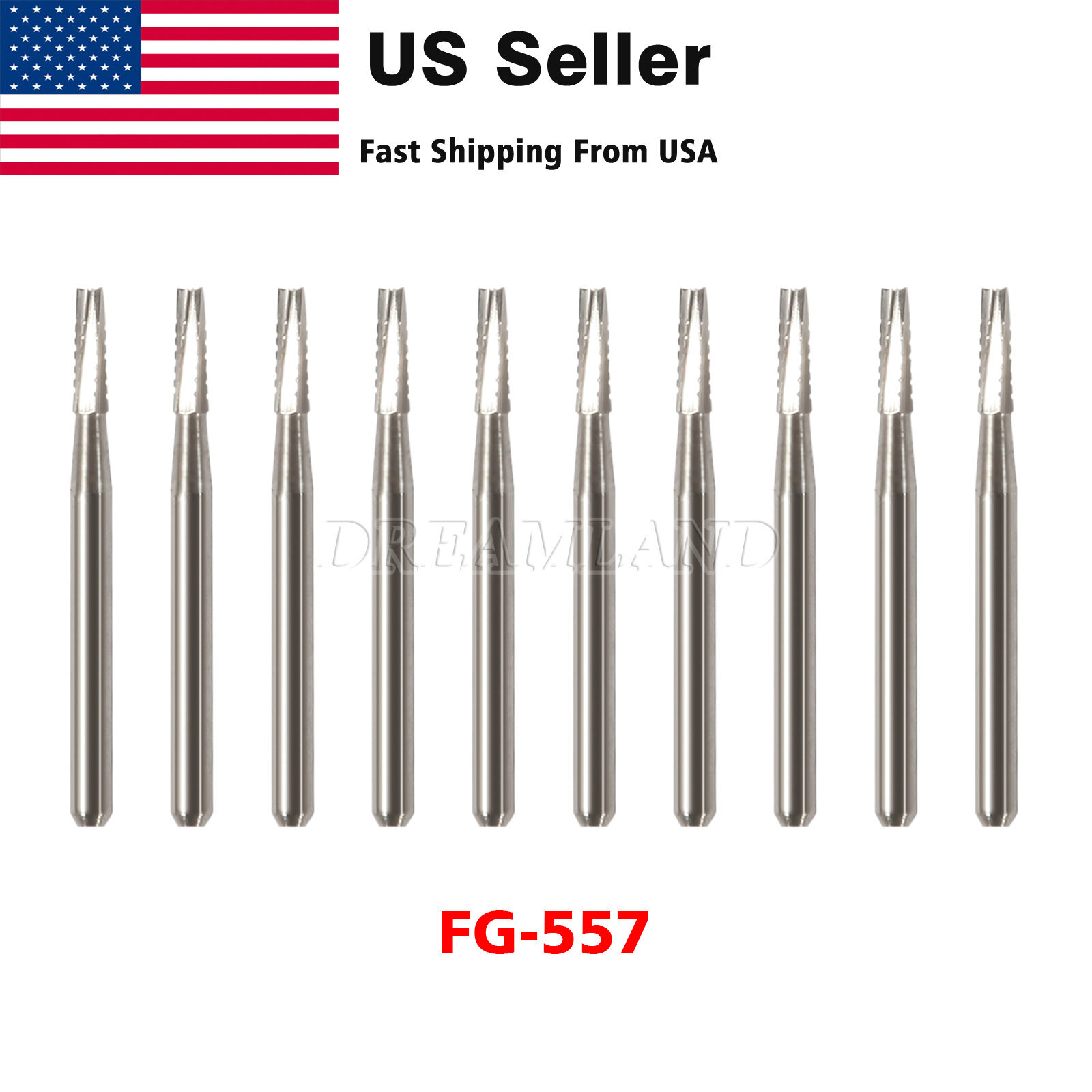 Dental Burs FG1-5 7901 7406 High Speed Round Tungsten Carbide Burr Friction Grip