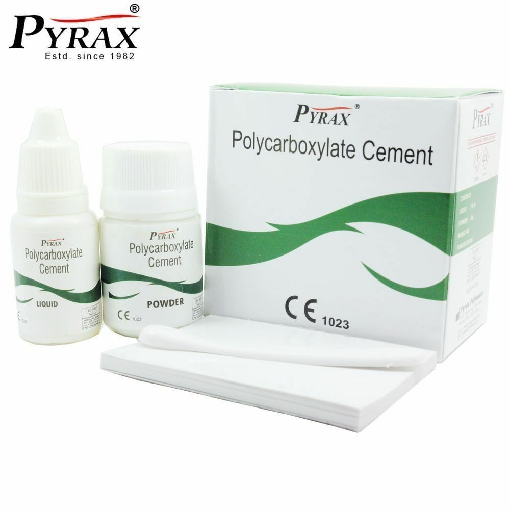 Pyrax Polycarboxylate Cement for Cementation of Crown & Bridge ( Free Ship )