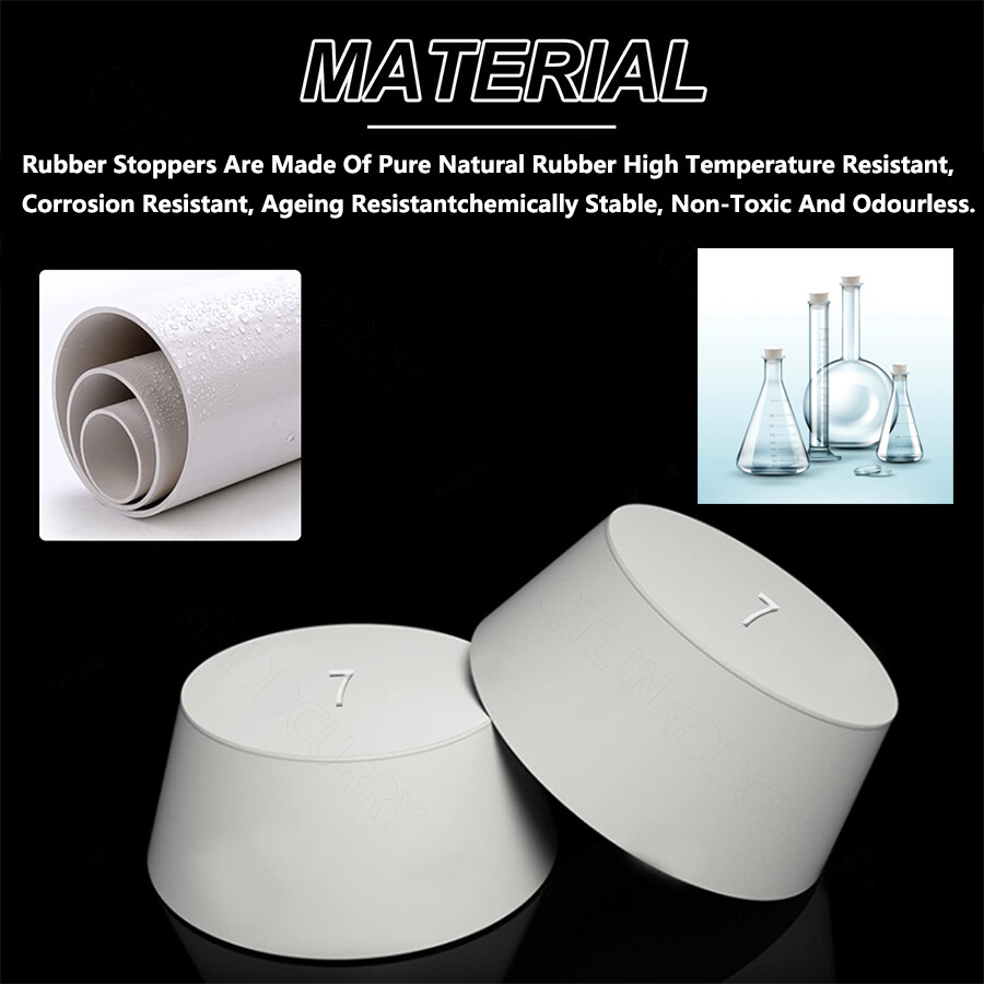 000#-22# Rubber Plug Stopper Sealing Bungs Solid Hole Stop 8mm to 145mm Push-In
