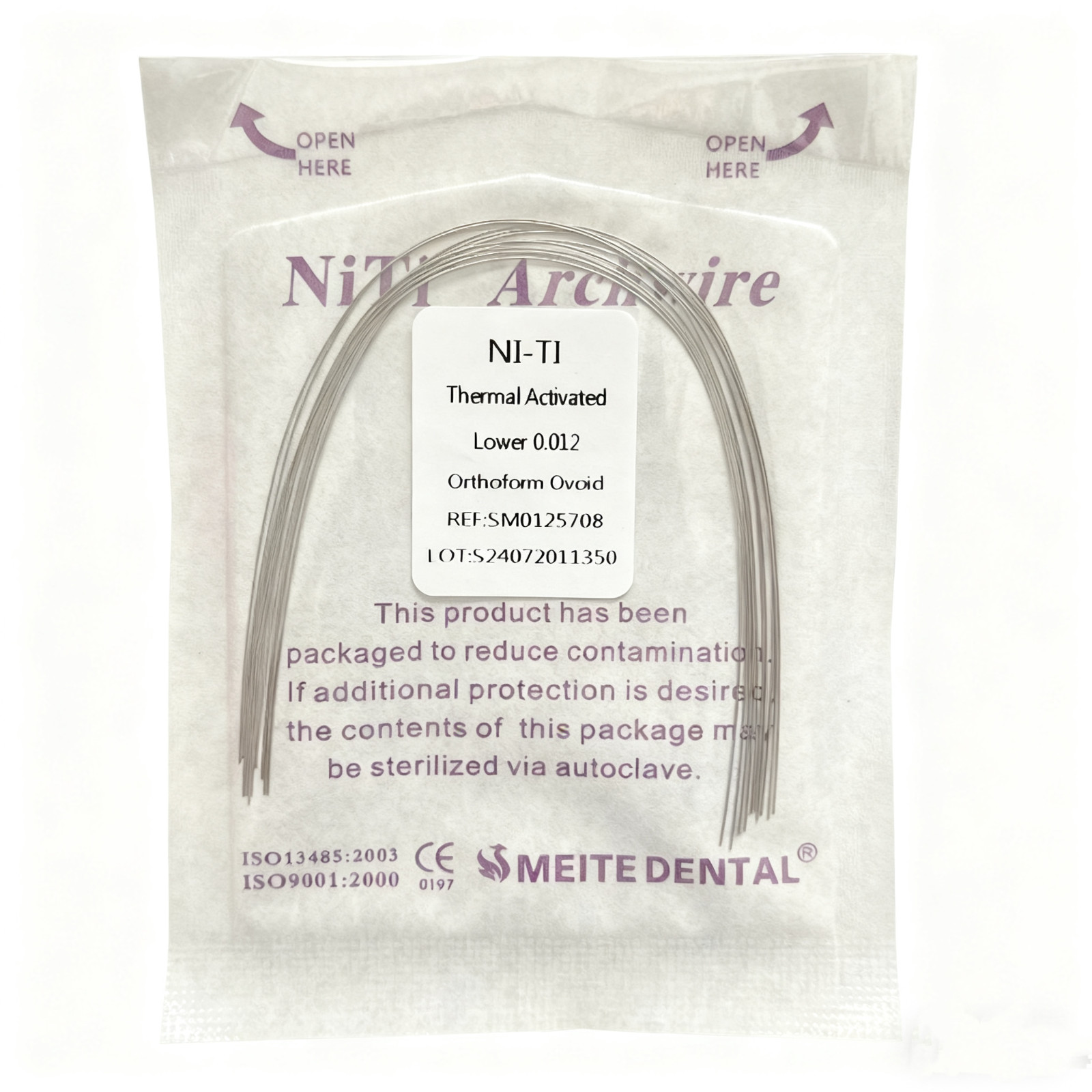 10Pack Dental Ortho Heat Thermal Activated/Super Niti/Stainless Steel Arch Wires
