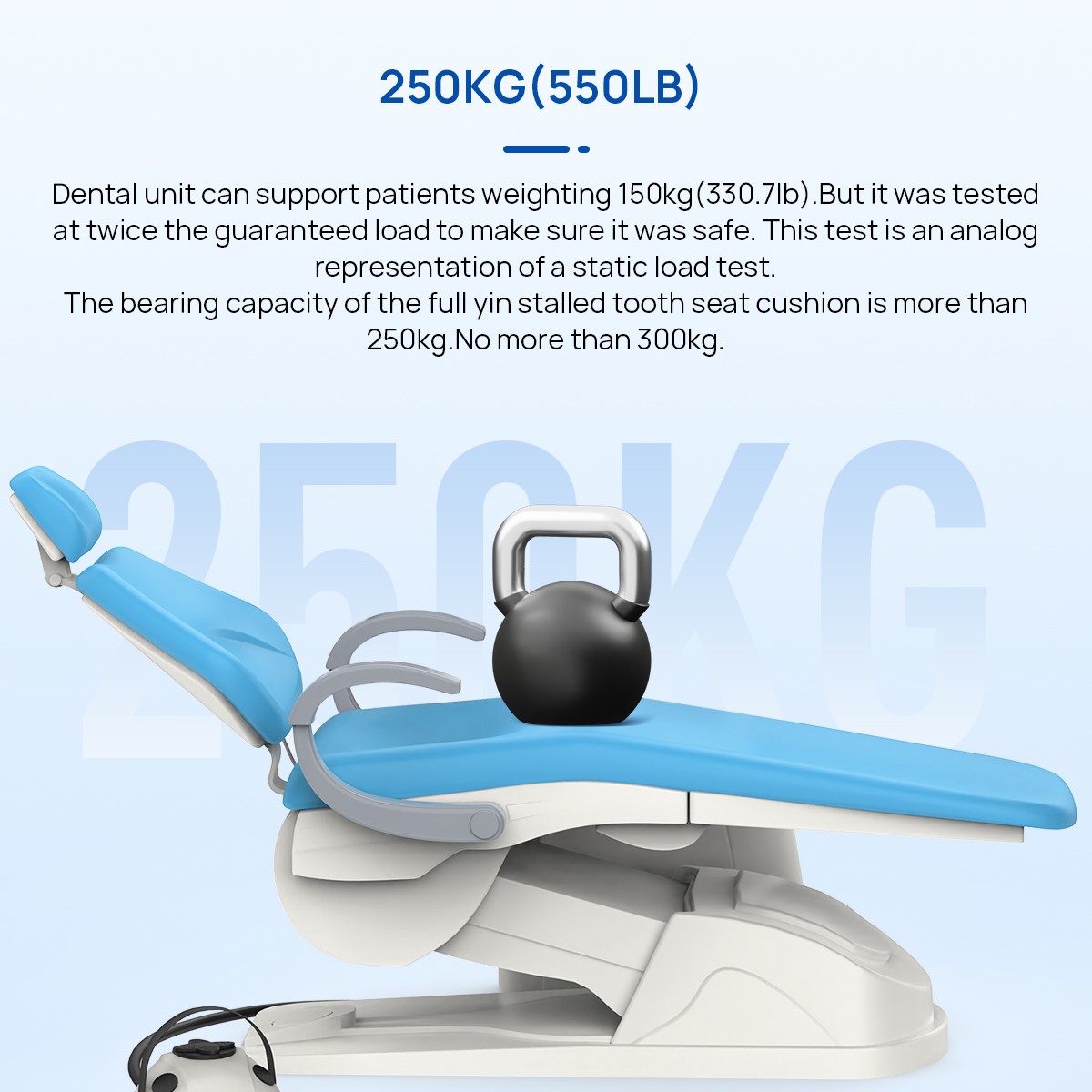 AZDENT Dental Chair Unit Computer Controlled DC Motor Stool Kit +Stool Kits FDA