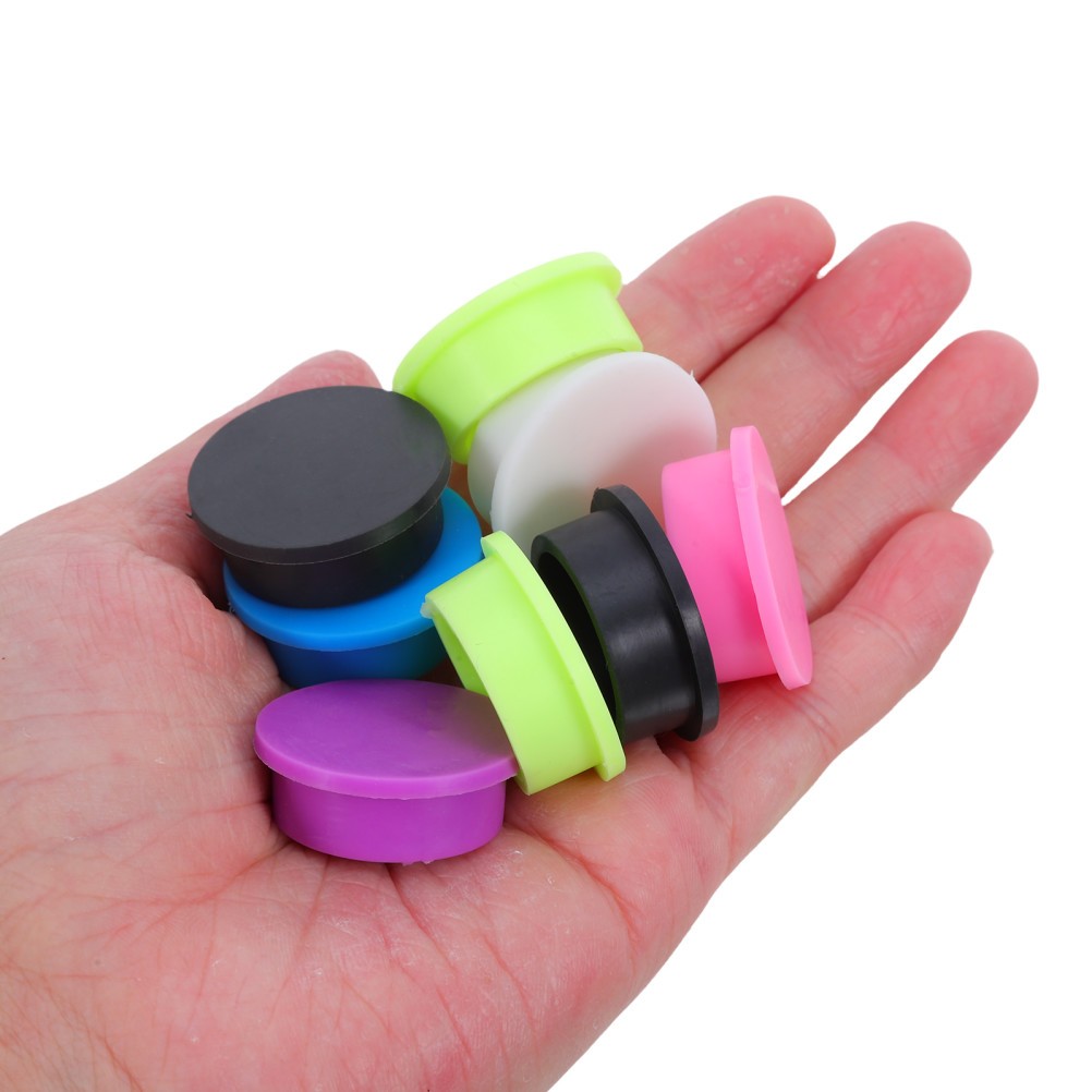 12 Pcs Injection Bottle Protective Cap Vial Caps Colorful for Organization 5ml