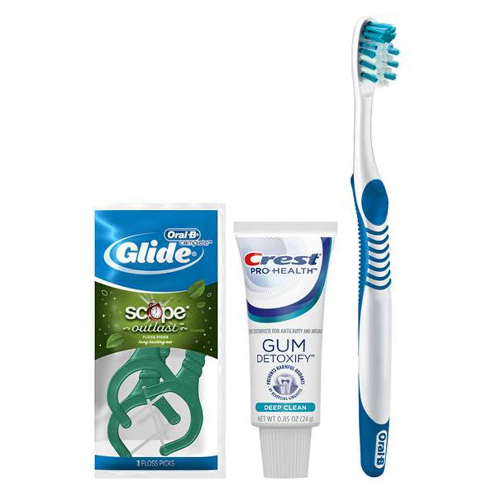 Crest Oral-B Daily Clean Solution Bundle + Scope Floss Picks, 72/Case