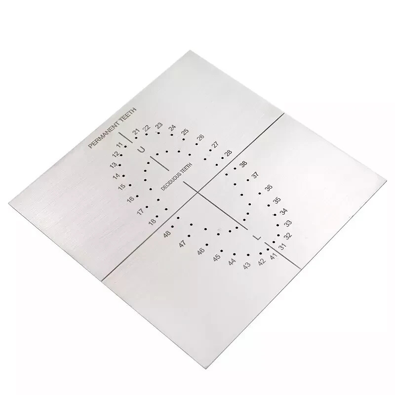 Dental Rubber Dam Starter Set /Rubber Sheet/SS Template/Plastic Foldable Bracket