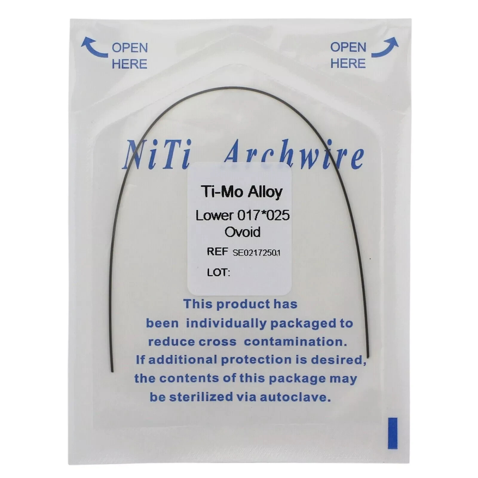 Dental Orthodontic Round/Rectangular TMA Titanium Alloy Arch Wire Upper/Lower