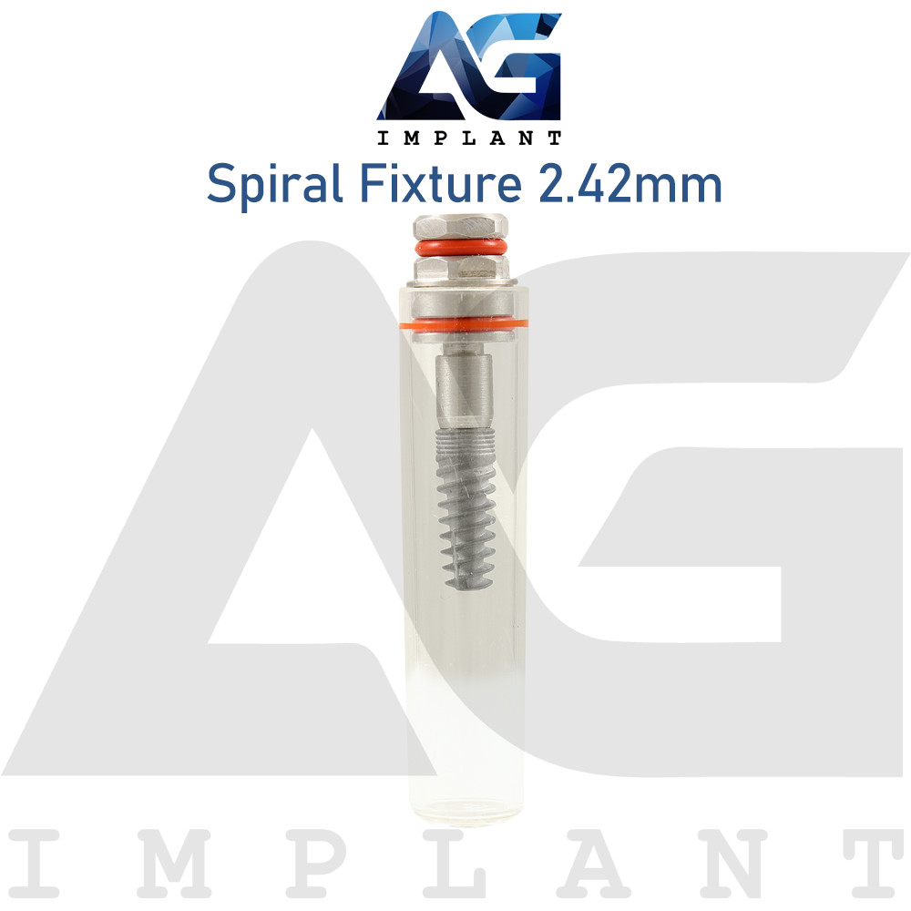 5 Spiral Fixture Titanium SLA Surface Int Hex 2.42mm Connection Dental Platform