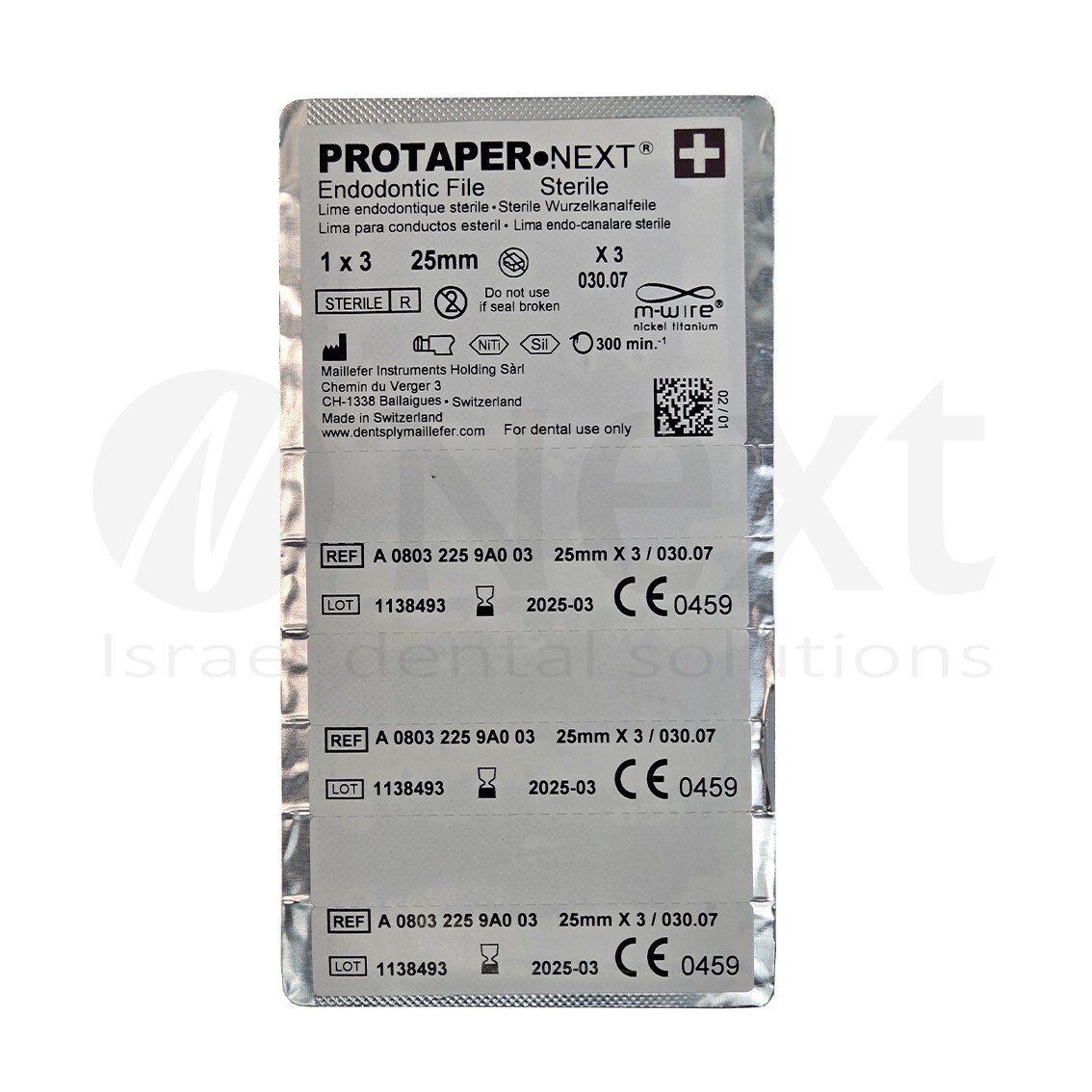 Dental NiTi Super File Next Compatible Tapered X3 endo rotary