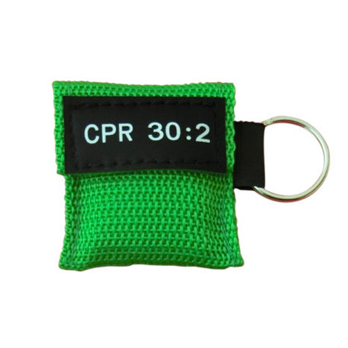 6 PCS CPR 30:2 Mask Keychain Keyring Face Shield First Aid Training cpr Mask