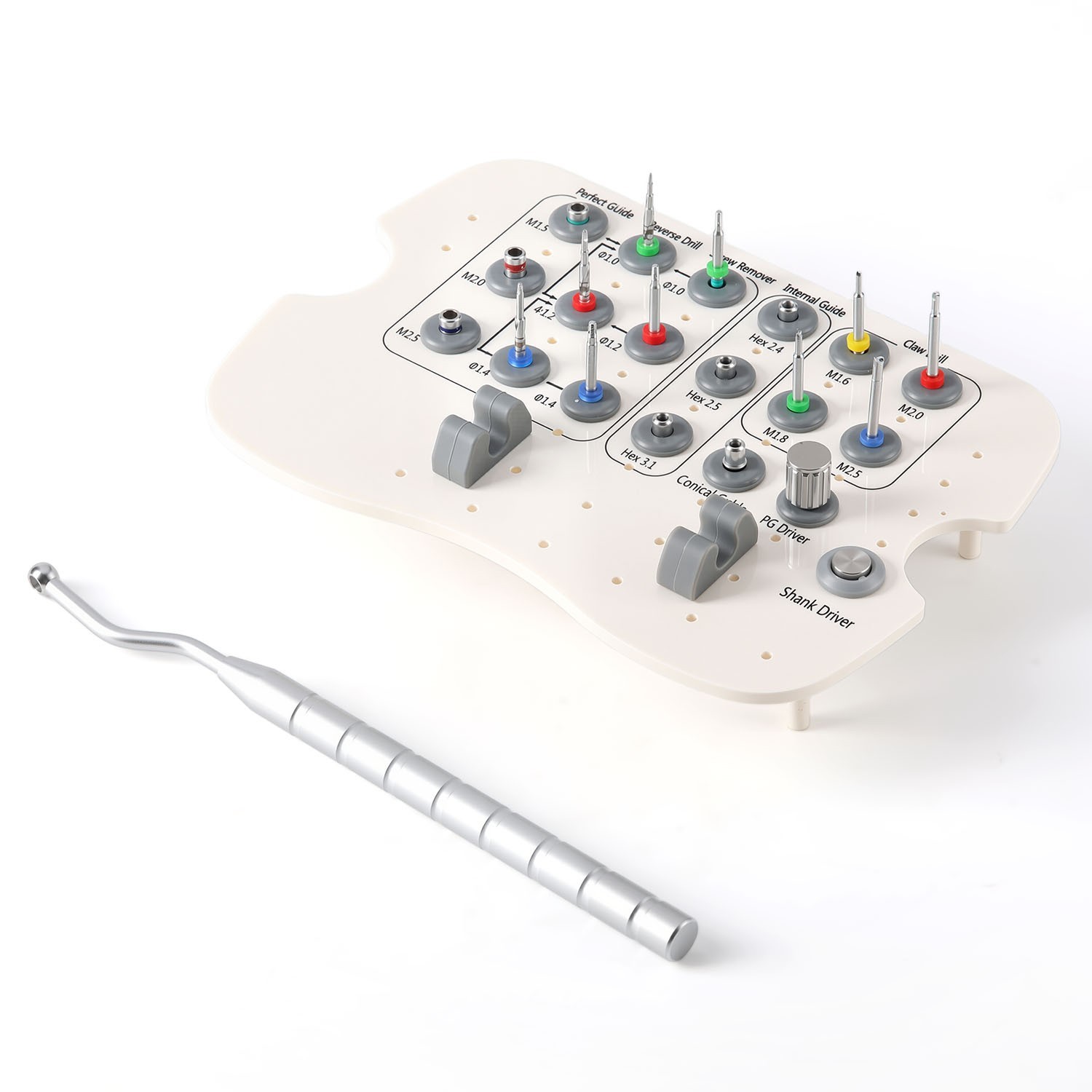 Dental Implant Broken Screw Remove Surgical Kit Drill Instrument