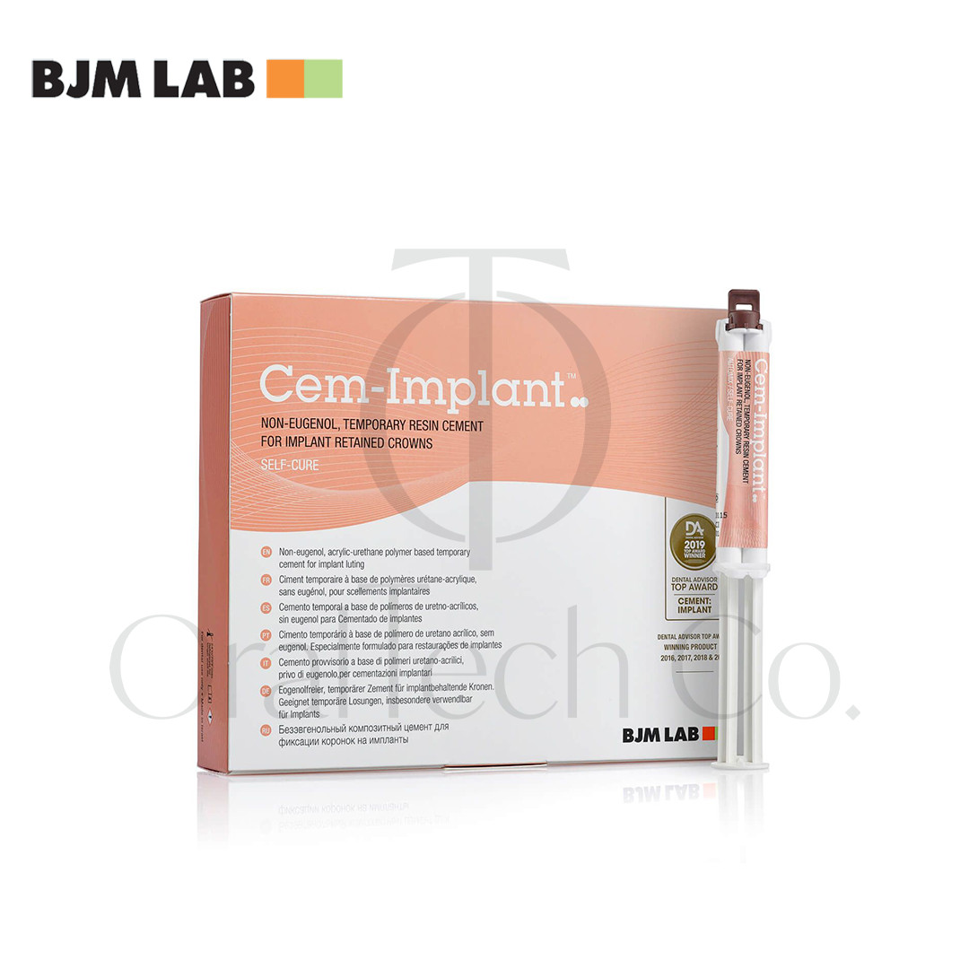BJM Cem-Implant NE Self Cure Implant Resin Cement Automix 2x5ml