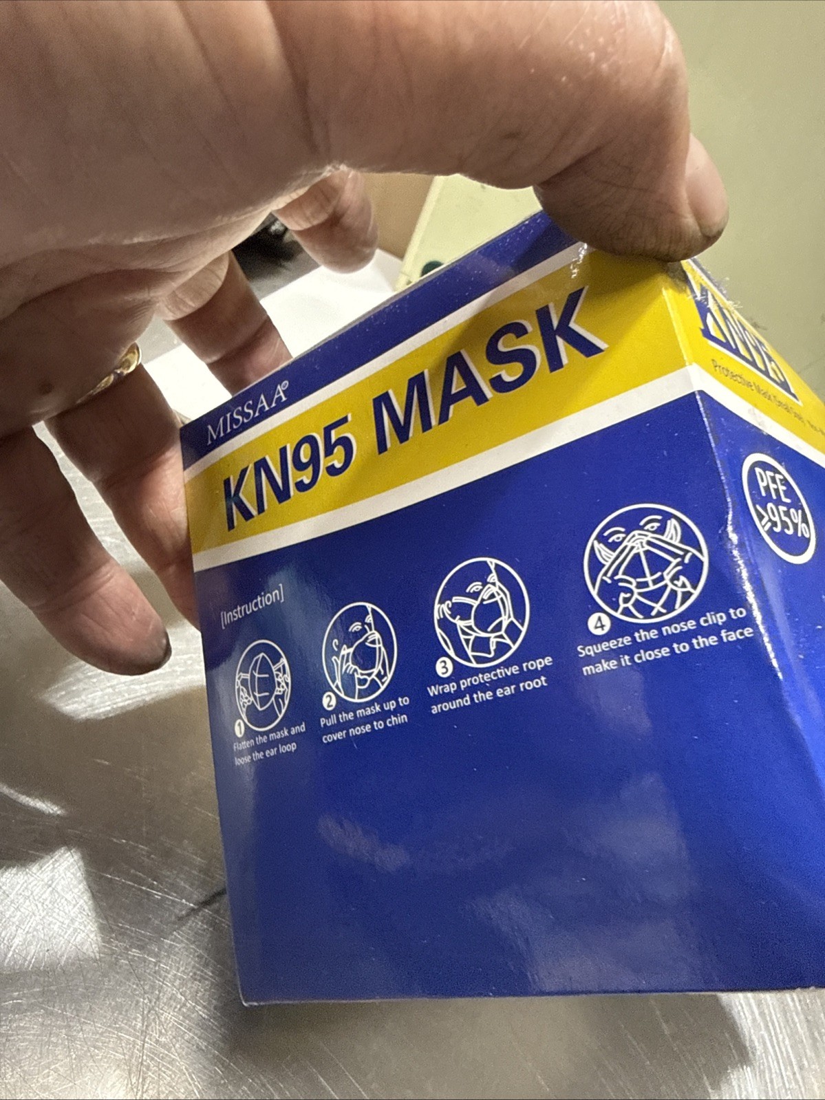 kn95 face masks small size 30pcs New Open Box
