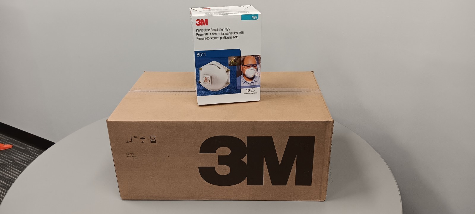 3M N95 Particulate Respirator Face Mask, Case of 80 – 8511 New Case of 80