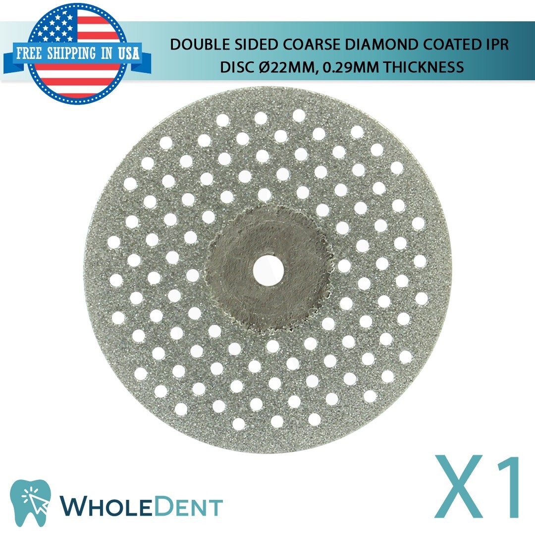 Ortho Dental Coarse Double Sided Diamond Coated Disc IPR Separator Ø22mm, 0.29