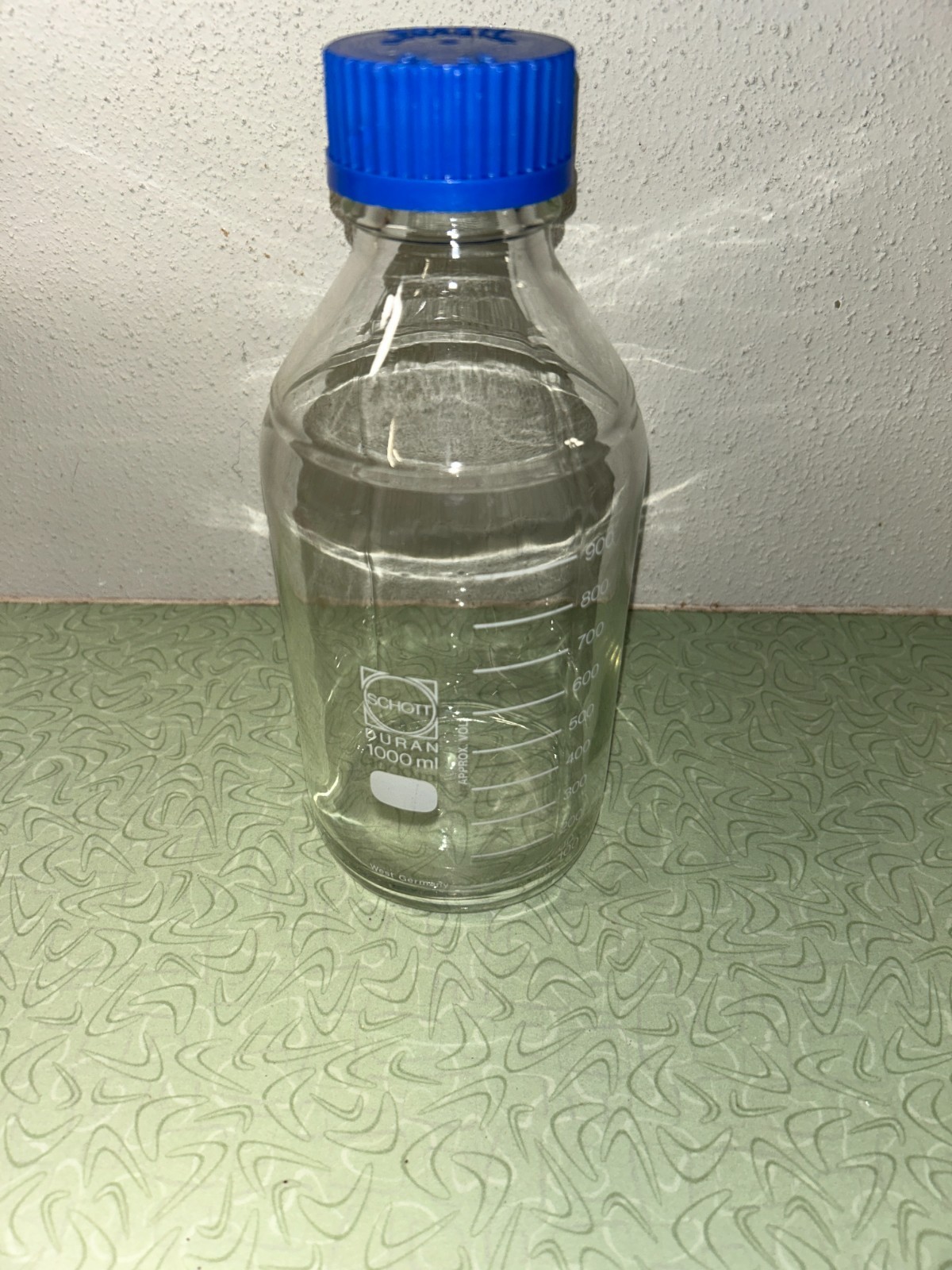 Schott Duran 1000mL Graduated Media Storage Bottles — Ten Bottles