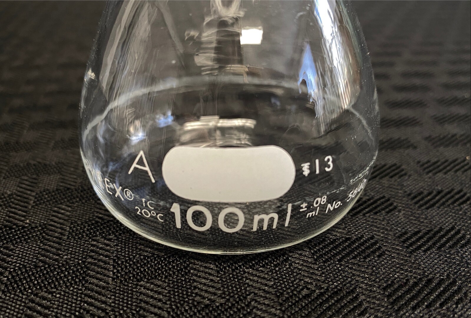 (12) PYREX Glass Class A 100mL TC Volumetric Flask w/ #13 Stopper 5640 5680