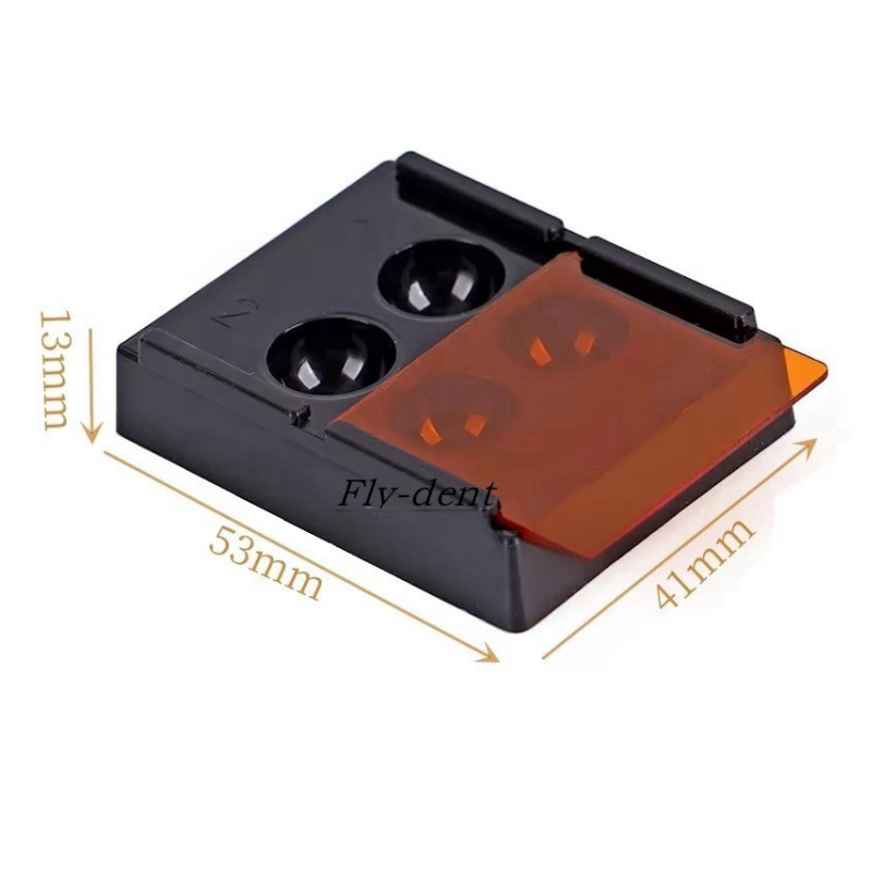 1pc Veneer Pretreatment Patch Storage/Shading Dental Ceramic Veneers Storage Box