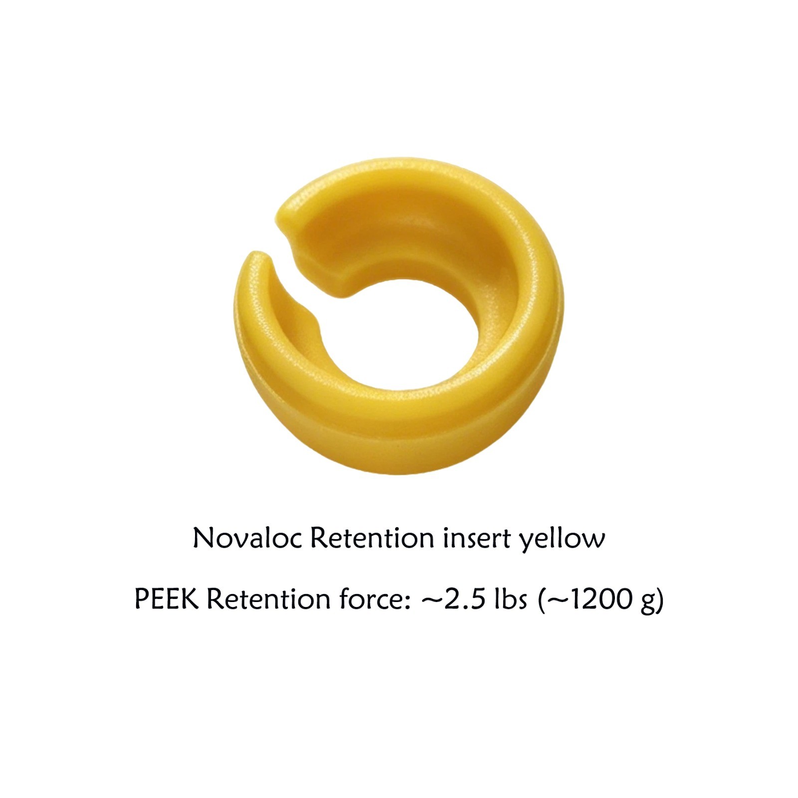 US Dental Novaloc Retention Inserts Caps Peek and Mounting&Demounting Core Tool