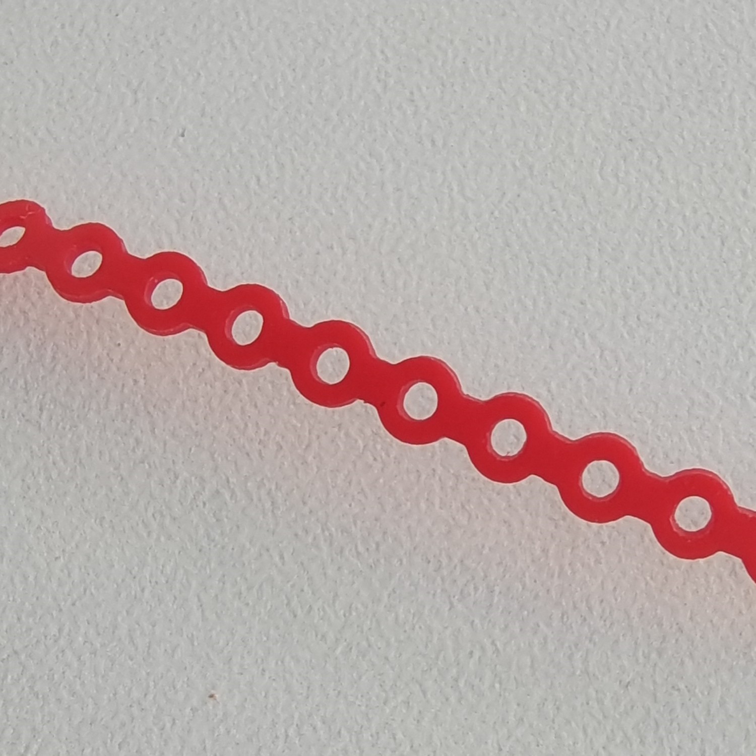 10Rolls Dental Orthodontic Elastolink Chain Long & Short & Continuous Red