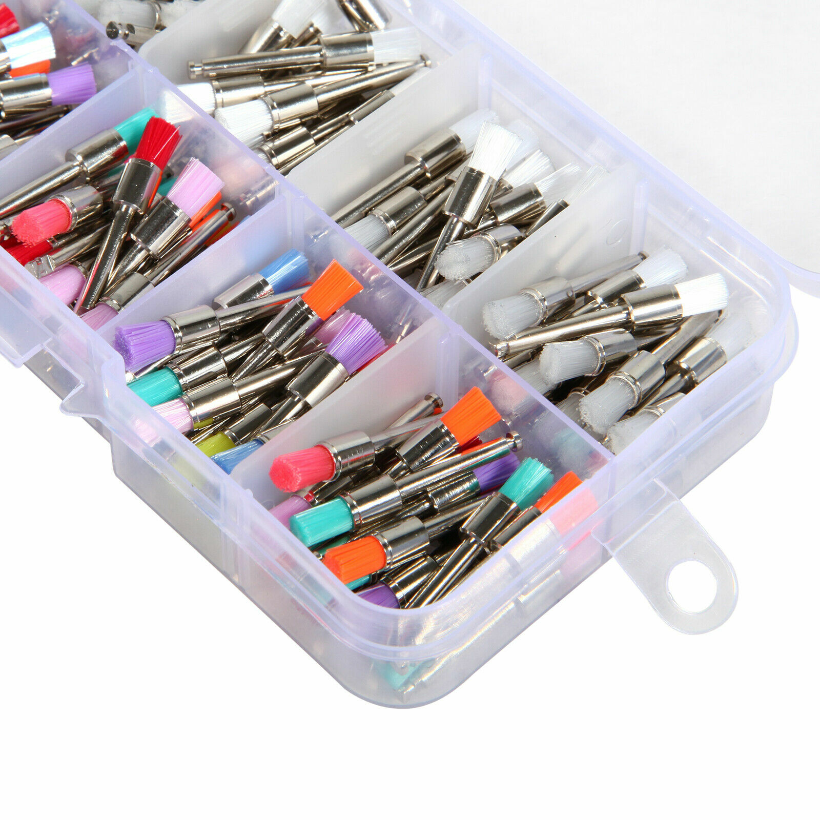 200PCS Mixed Types Dental Prophy Brush Brushes Polishing Polisher Cup Cups #1 u