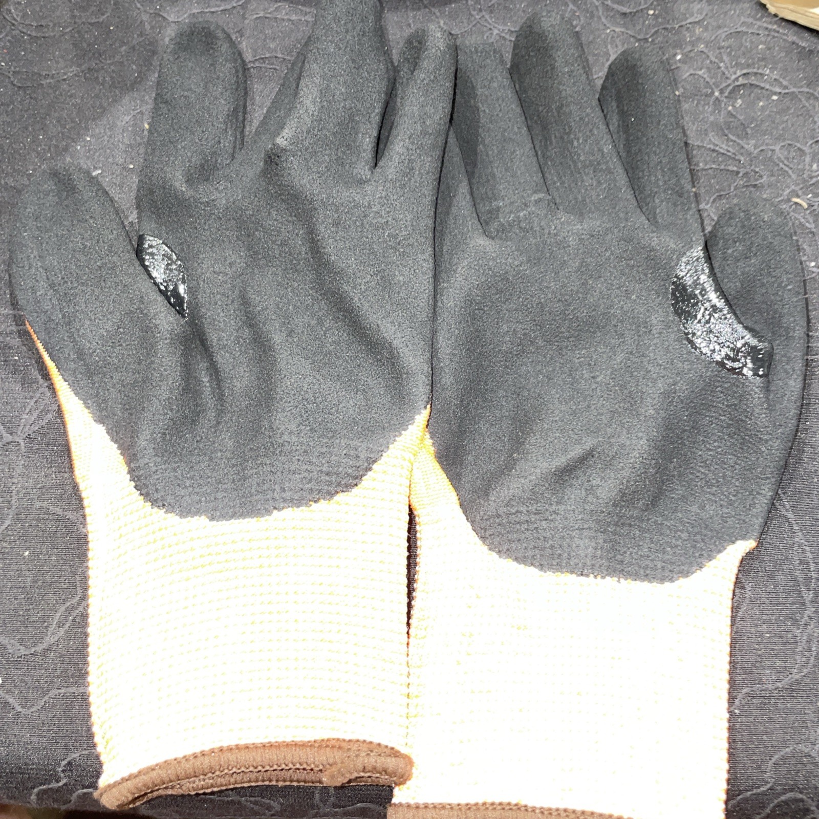 12Pk Large Armor Guys Extraflex Protective Work Gloves Orange Ansi 2 Abrasion