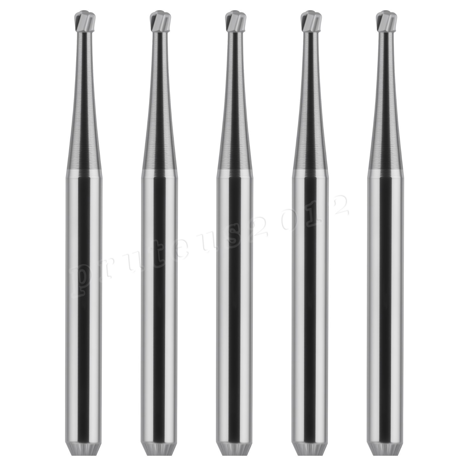 Dental Operative Carbide Burs Round Friction Grip FG 1 -5 High Speed 19mm