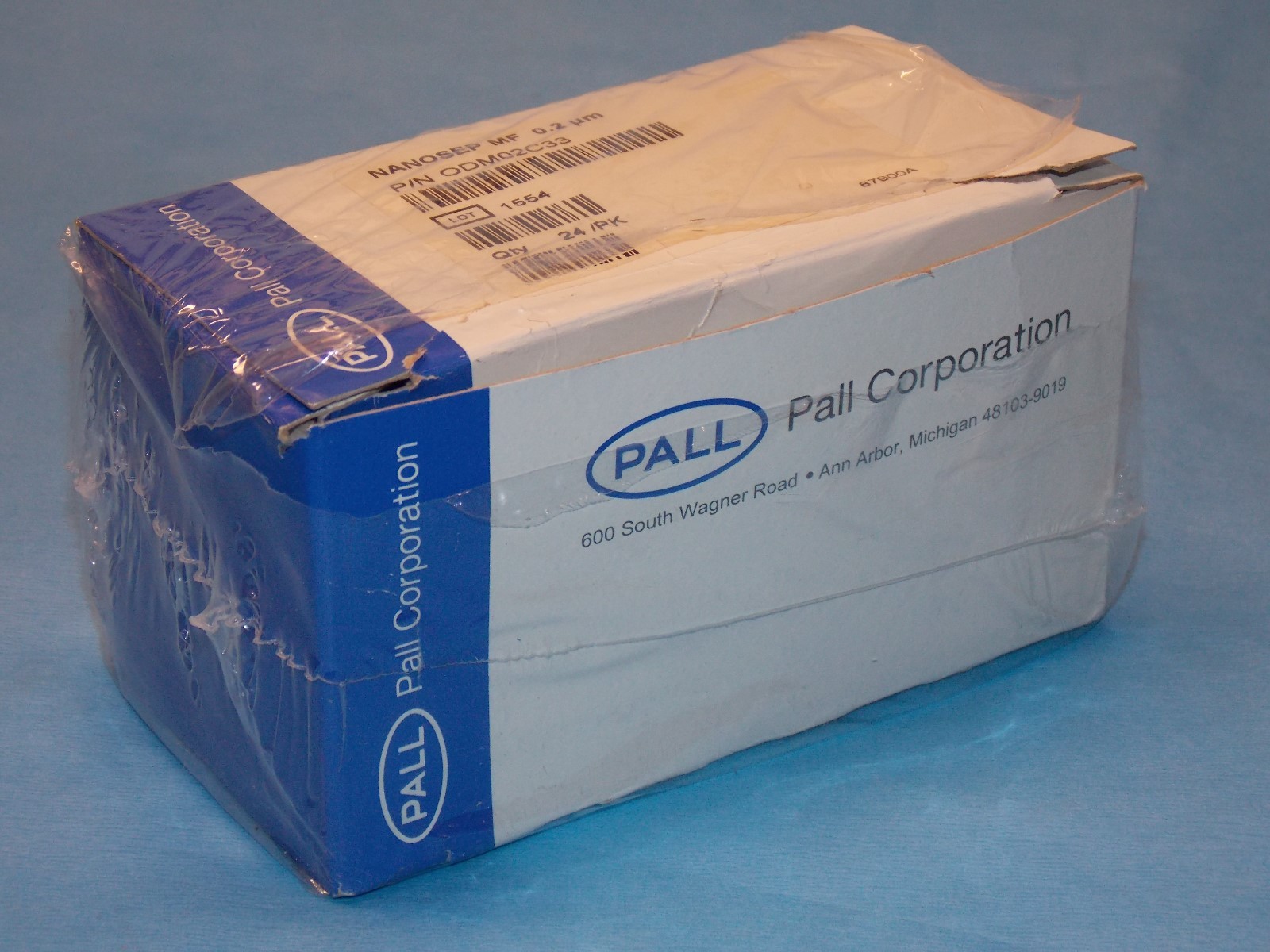 PALL NANOSEP MF 0.2UM P/N ODM02C33 NEW IN THE BOX PACK OF 24