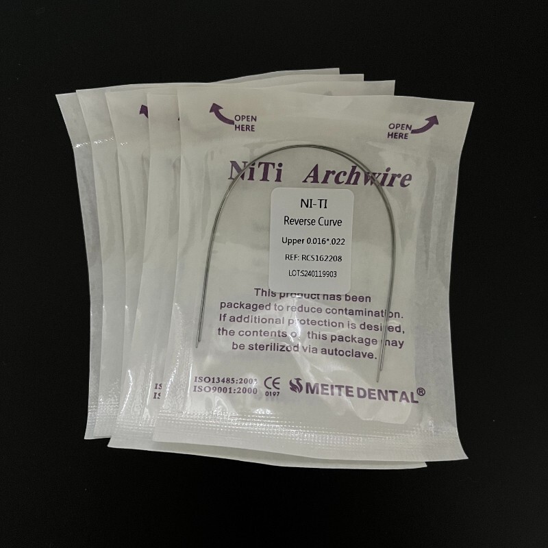 30Pack Dental Orthodontic Reverse Curve Arch Wire Niti Super Elastic Rectangular