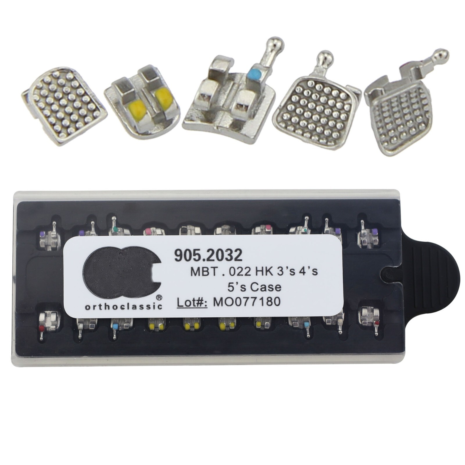 Dental Orthodontic Metal Brackets MIM Mini Braces Roth MBT 022 018 345 Hooks