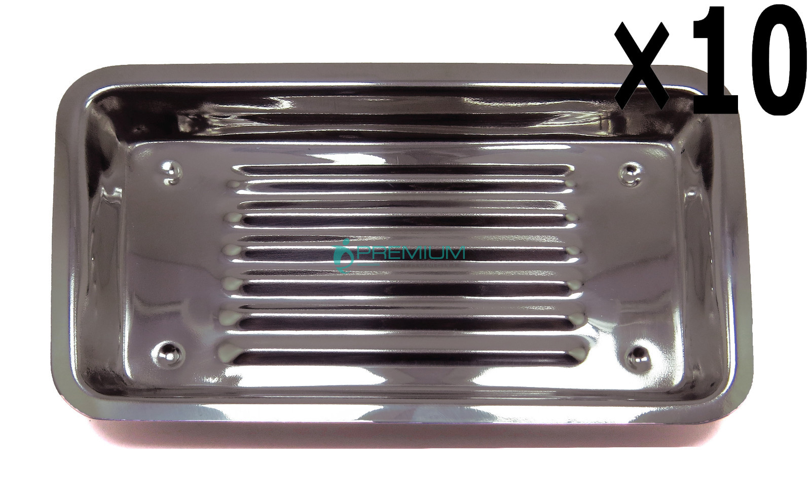 10× Dental Trays 8″ (21cm)×4.7″(12cm)×0.6″(1.5cm) Curettes Explorer Probe Scaler