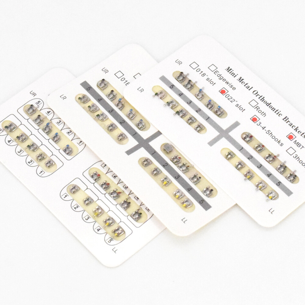 Dental Bracket Braces Orthodontic Monoblock MIM Standard Mini Roth/MBT/Edgewise