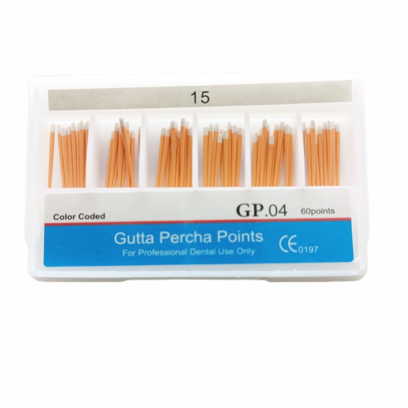 Dental Root Canal Endodontic Treatment Gutta Percha Points Taper .04/ 60 Points