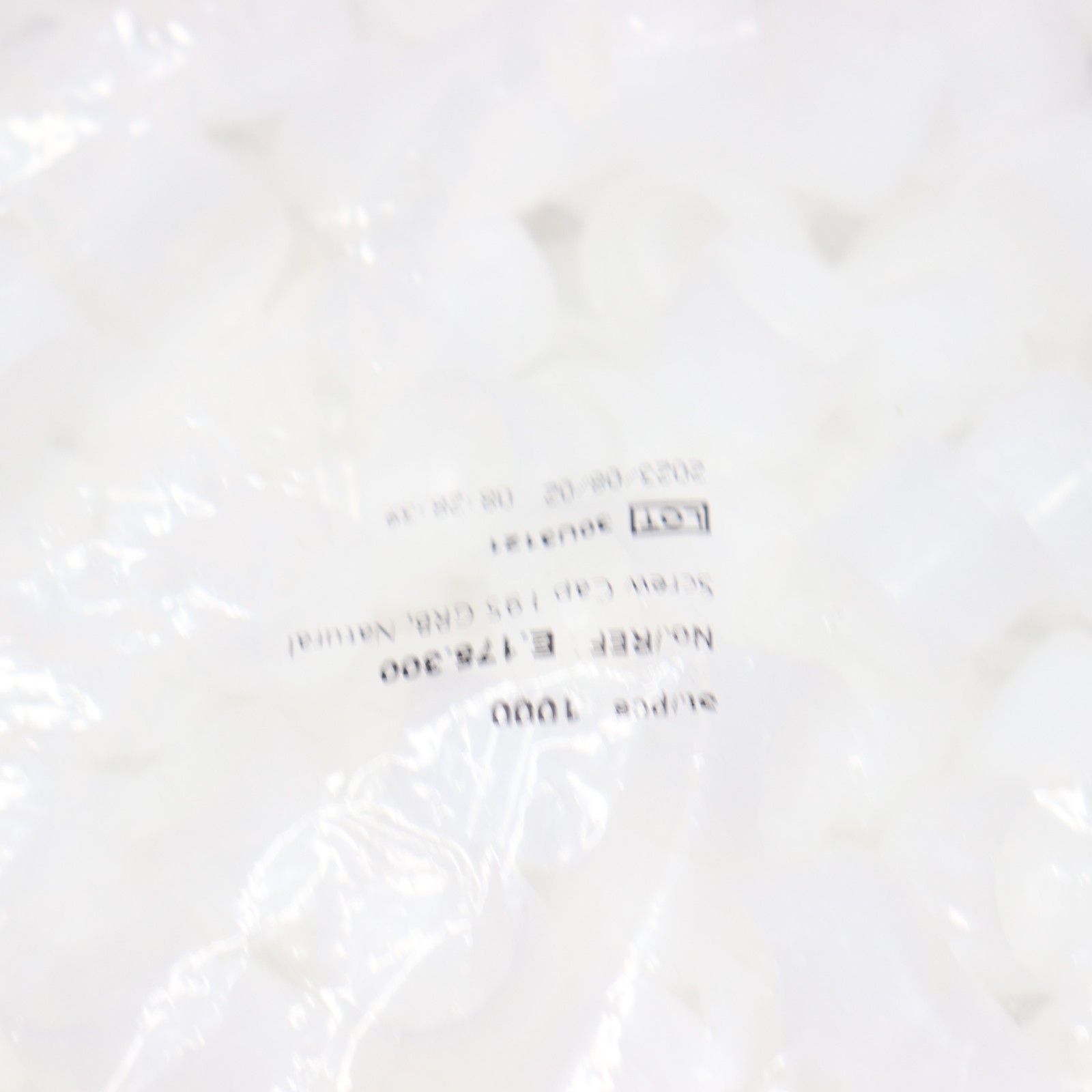 (1000-Pk) Screw Caps 195 Grb Natural