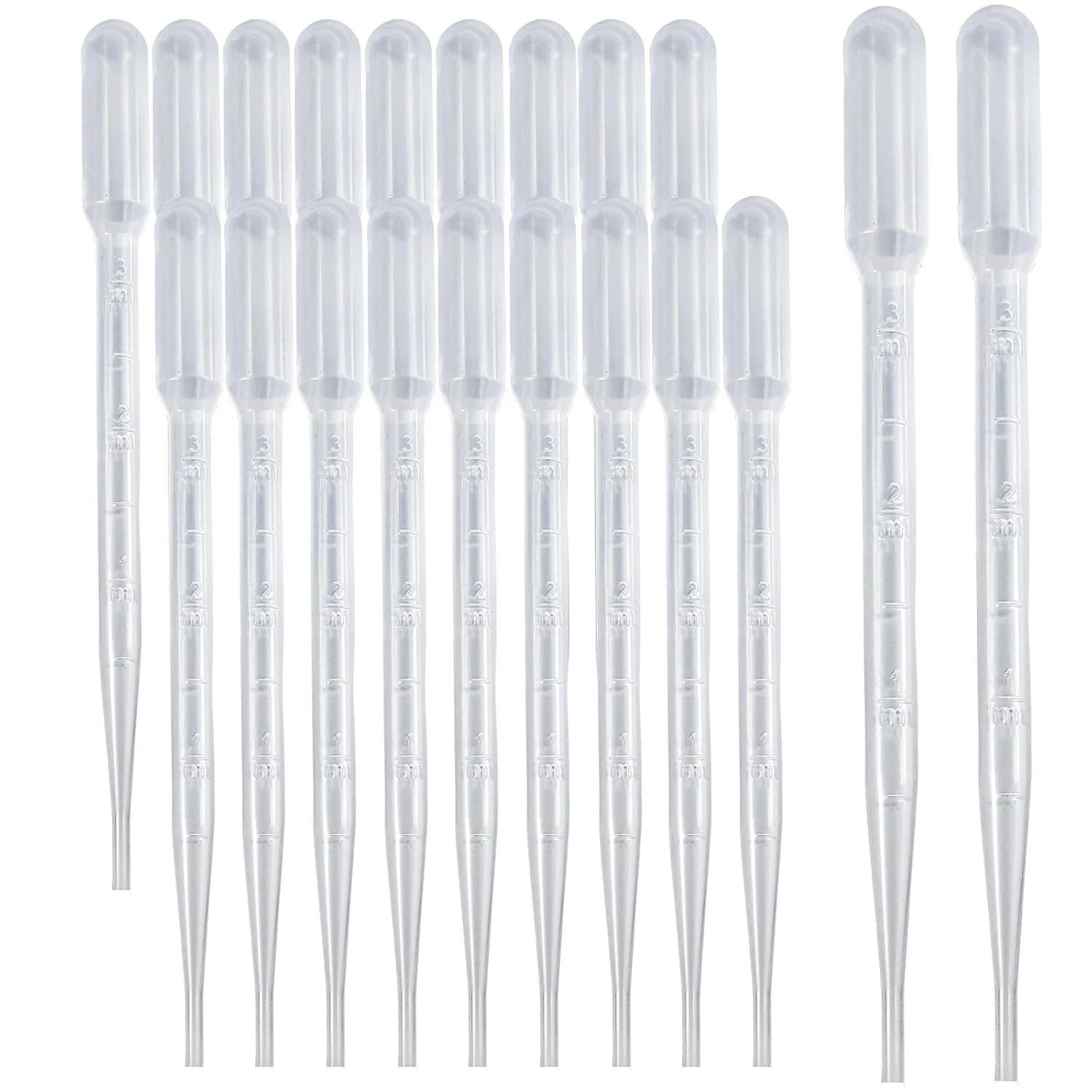 20 Pcs 3ml Dropper Pipettes – Disposable for 3ml 20pcs