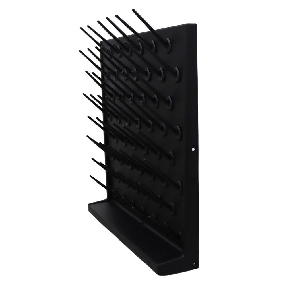 52-Pegs PP Drying Rack Single Side Cleaning Board for Test Tubes Flasks Draining