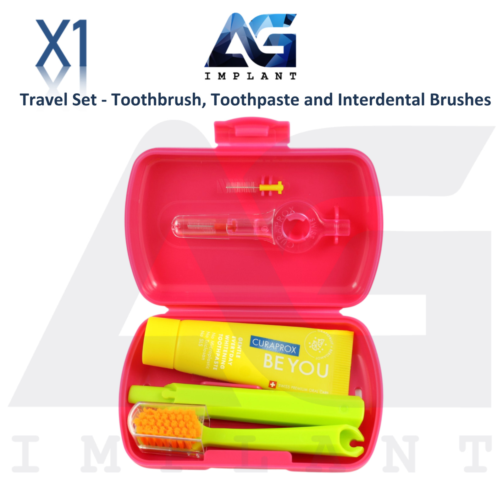 Dental Travel Set Portable Daily Care Complete Oral Hygiene Solution