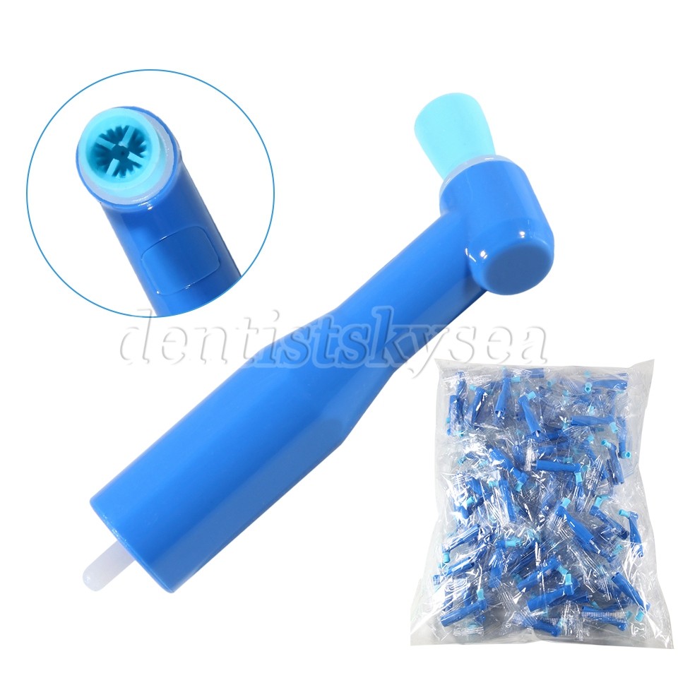 Dental Disposable Prophy Angles Regular Latex Free Contra Angle 105° Firm 100pcs