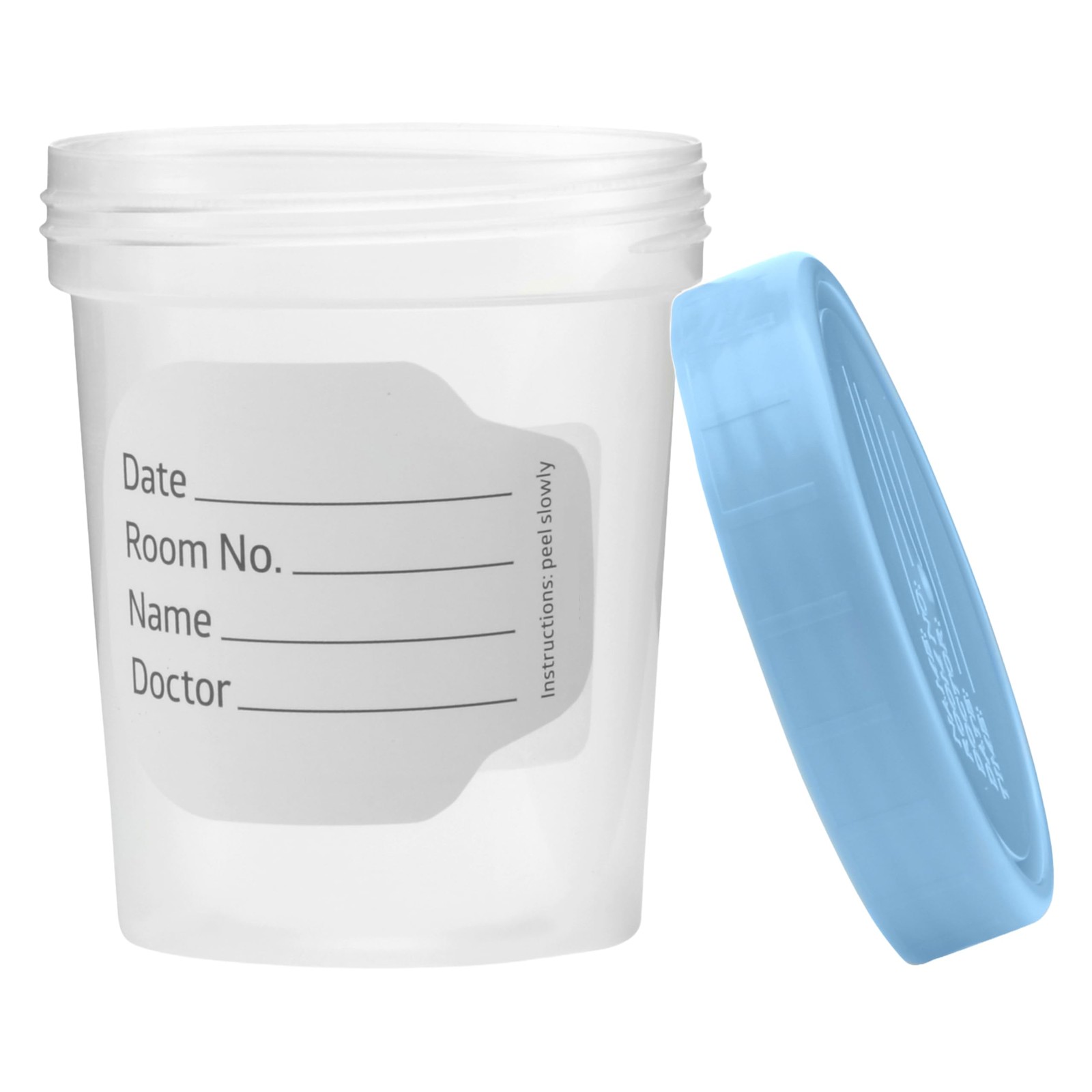 Vakly Specimen Cups with Screw-On Lids 4 oz (10 Pack) – Clear