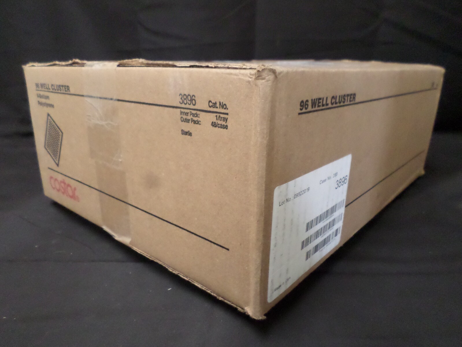 CORNING Polystyrene 380µL 96-Well Sterile V-Bottom Microplate 3896 (50/cs)