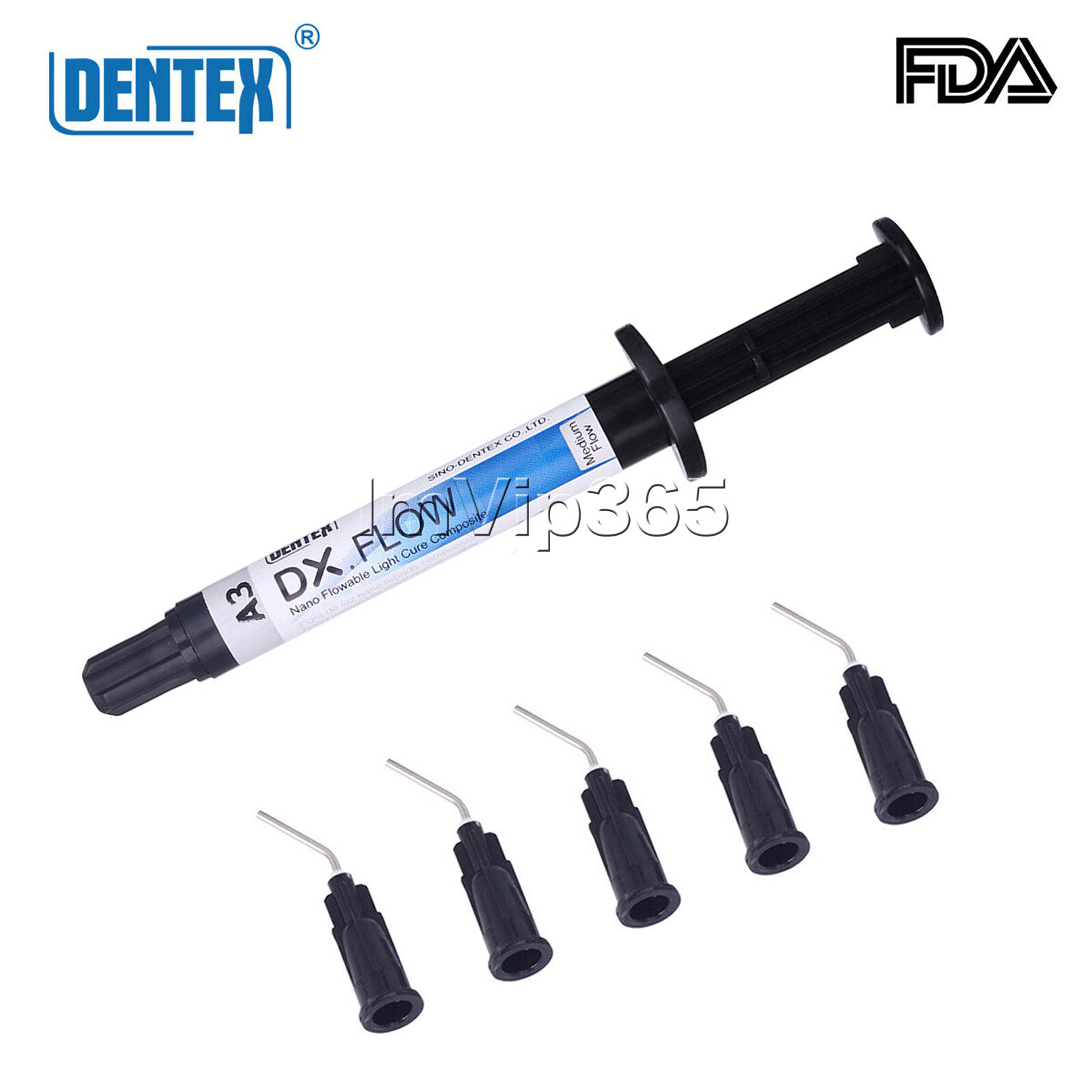 DX.FLOW DENTEX Flowable Medium Flow Light Cure Composite Resin A1, A2, A3