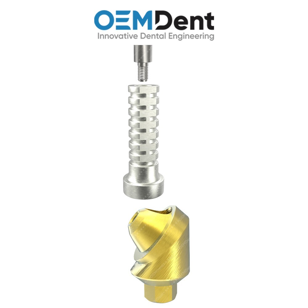 Dental Angulated Multi Unit 1.4mm Titanium Sleeve Set 60° SGS® Compatible