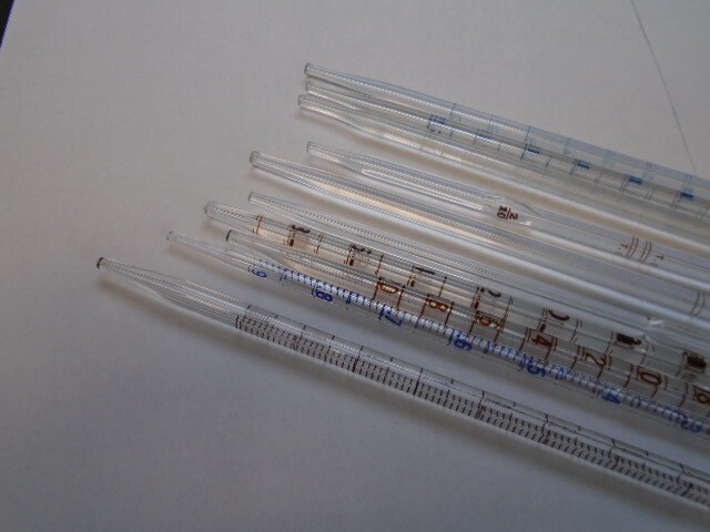 FISHER PYREX KIMAX Glass Serological Pipettes Variety Lot of 10