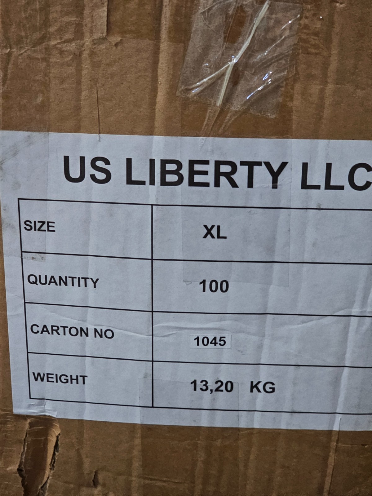 (QTY 100) US Liberty Level 2 Disposable, Non Sterile, Non-Surgical Gown XL