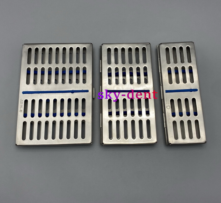 Plastic Dental Autoclave Sterilization Cassette Rack Box Tray For 5 Instruments