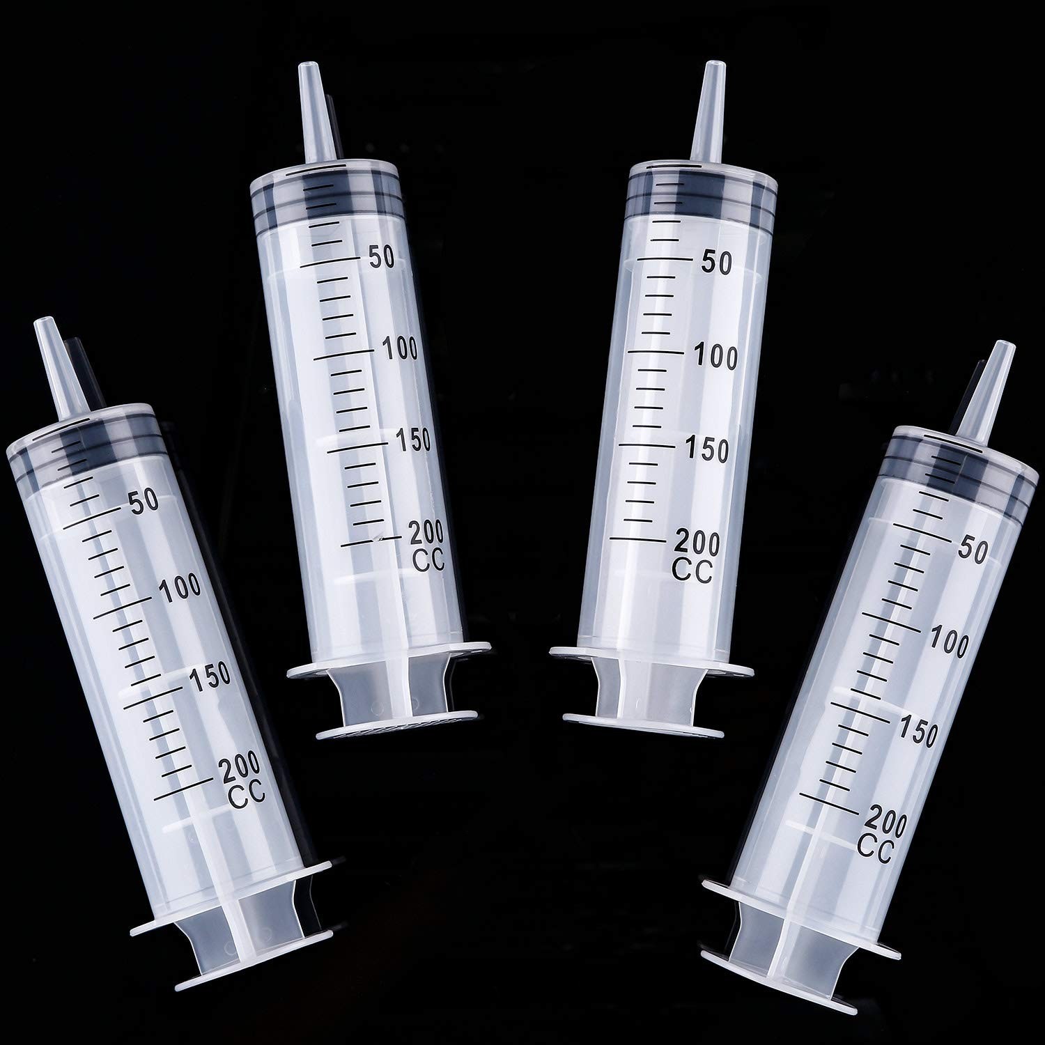 Safe and Sterile 4 Pack Measuring Tools – 200 ml for Garden and Industrial Use