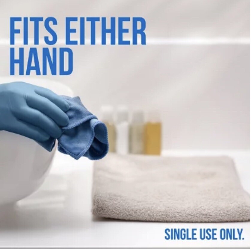 EQPT Blue Powder-Free Nitrile Gloves, 2 pk., 300 ct.