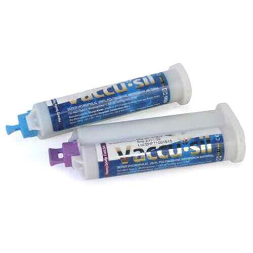 Vaccu-Sil Heavy Body, Regular Set 4 – 50 ml Cartridges/Box. Super Hydrophilic