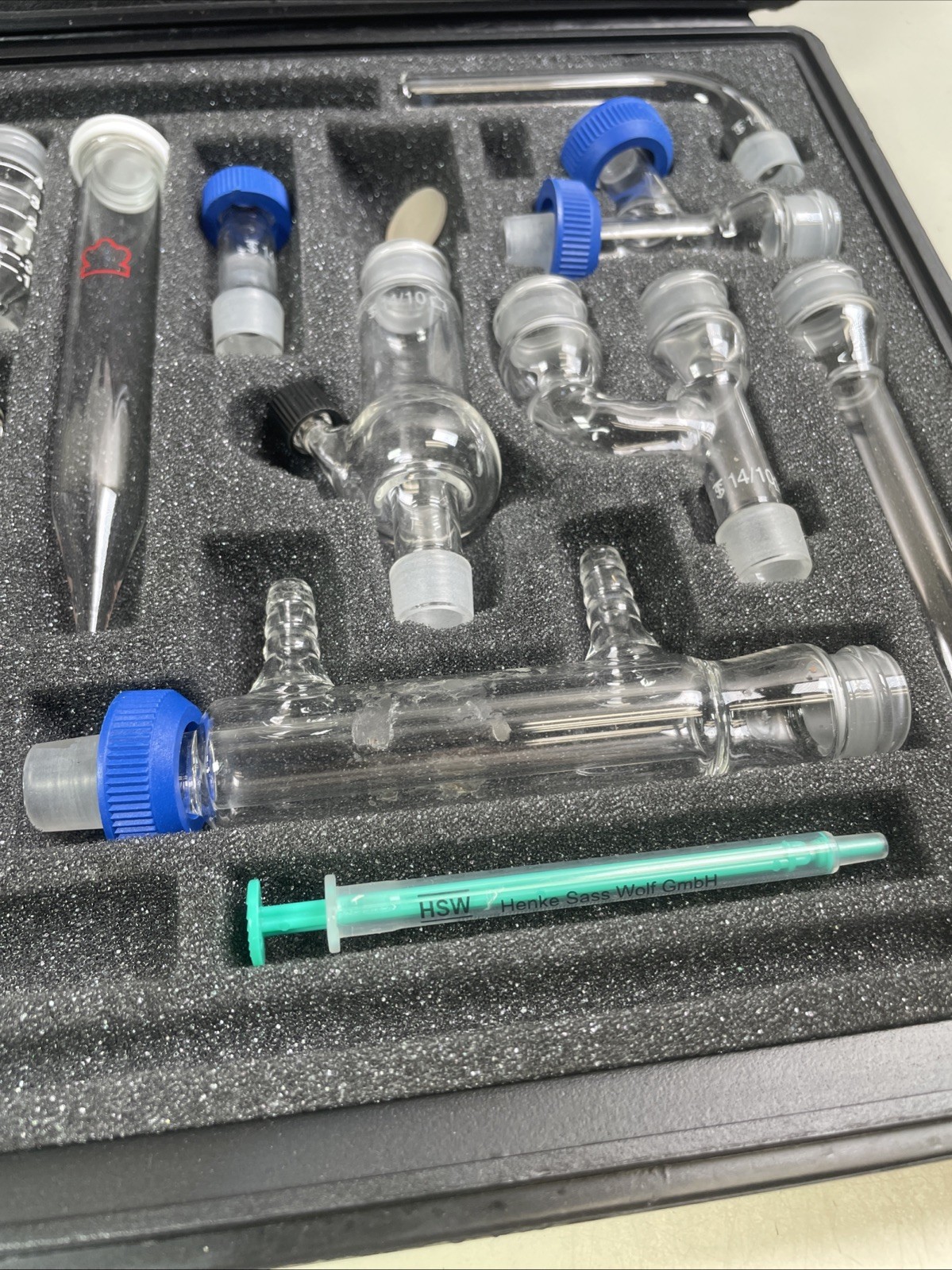 USED Kontes Microflex Williamson K-746000-0000 Chemistry Kit 17pc Glass + More 4