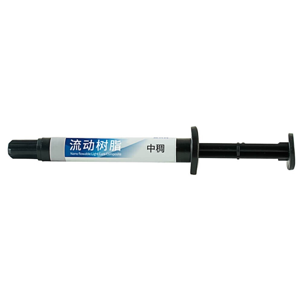 Dental Light curing Composite Flowable Resins Medium Flow 4 shades A3.5 3g/pc
